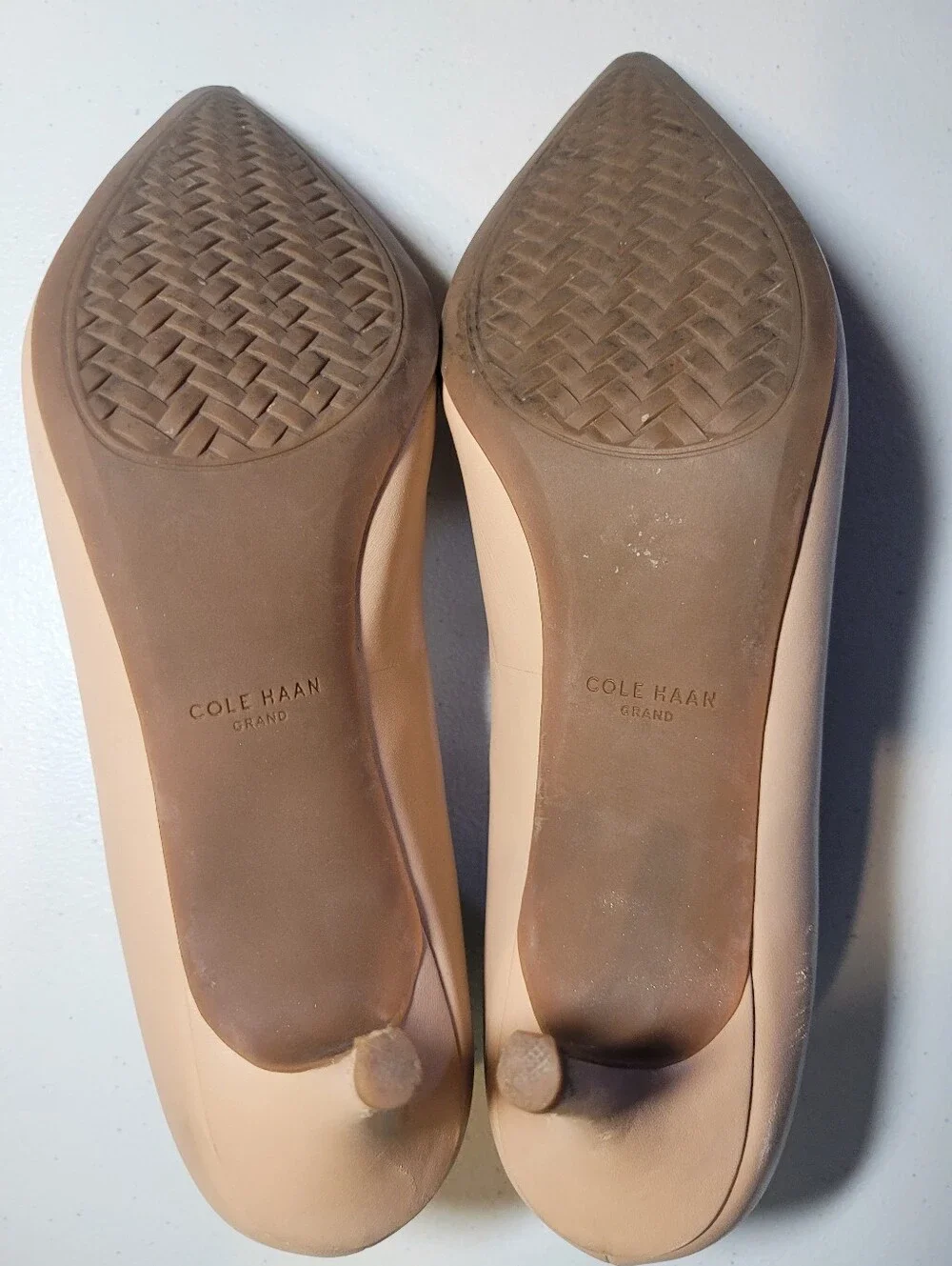Cole Haan Grand Women's Nude Pointed-Toe Pumps, 9